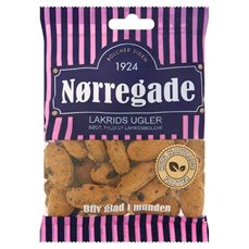 Nørregade Lakrids Ugler 125 gram